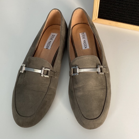 STEVE MADDEN Faux Suede Loafers - Picture 2 of 6